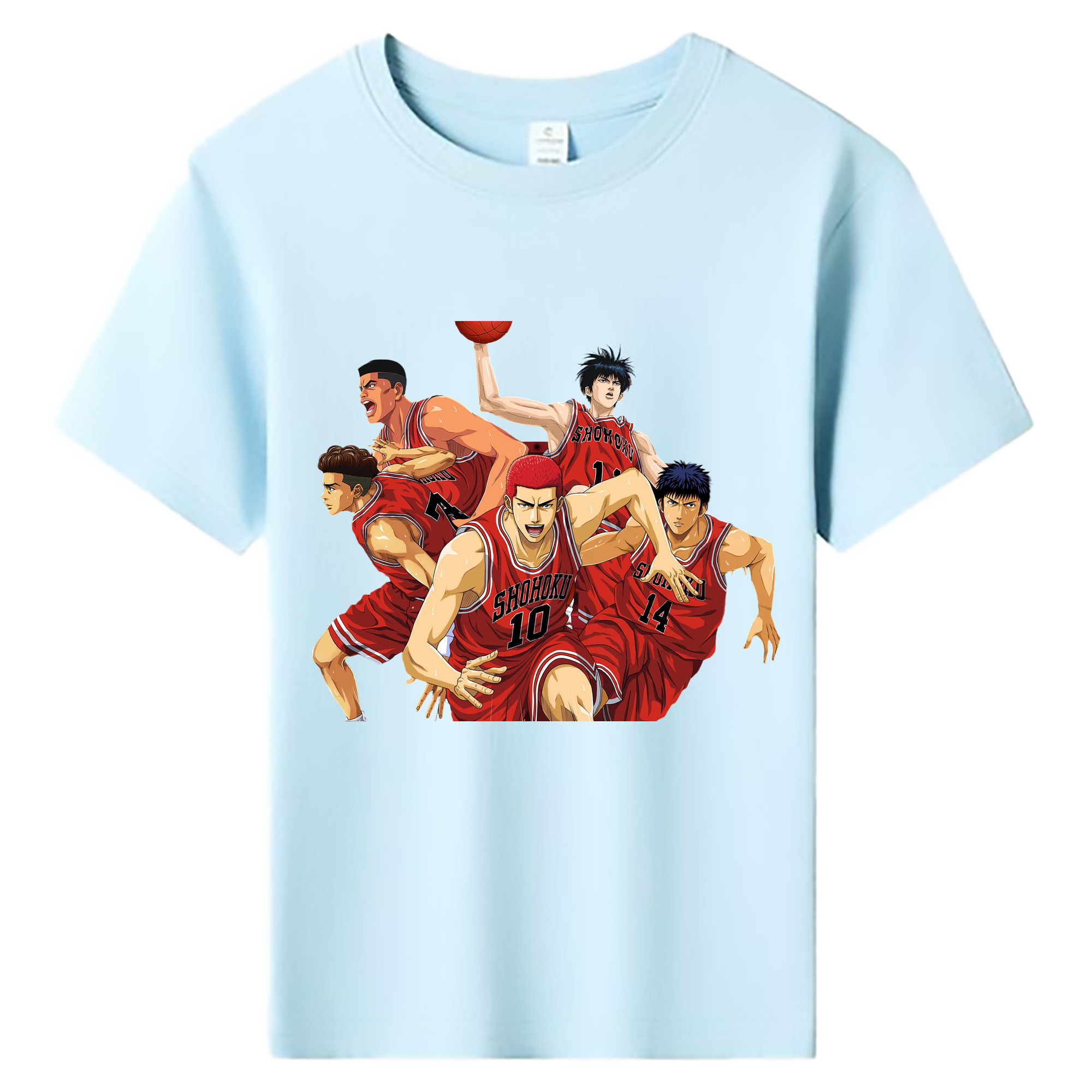（画像用） SLAM DUNK／スラムダンク 綿100％キッズTシャツ（フロントプリント）
